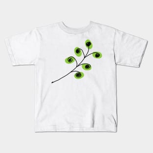 leaf art drawing Kids T-Shirt